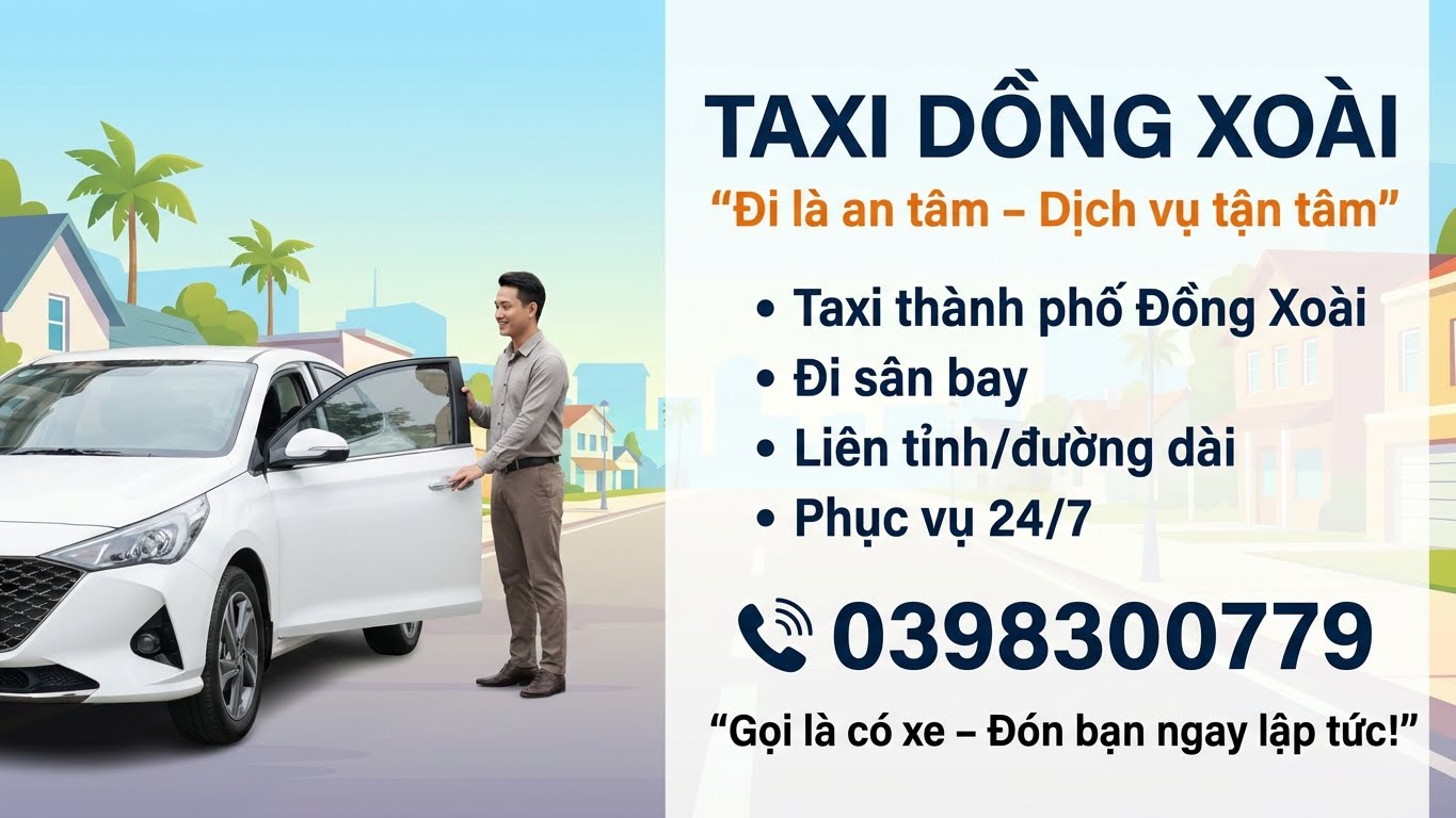 Đội ngũ tài xế Taxi Đồng Xoài chuyên nghiệp và tận tâm